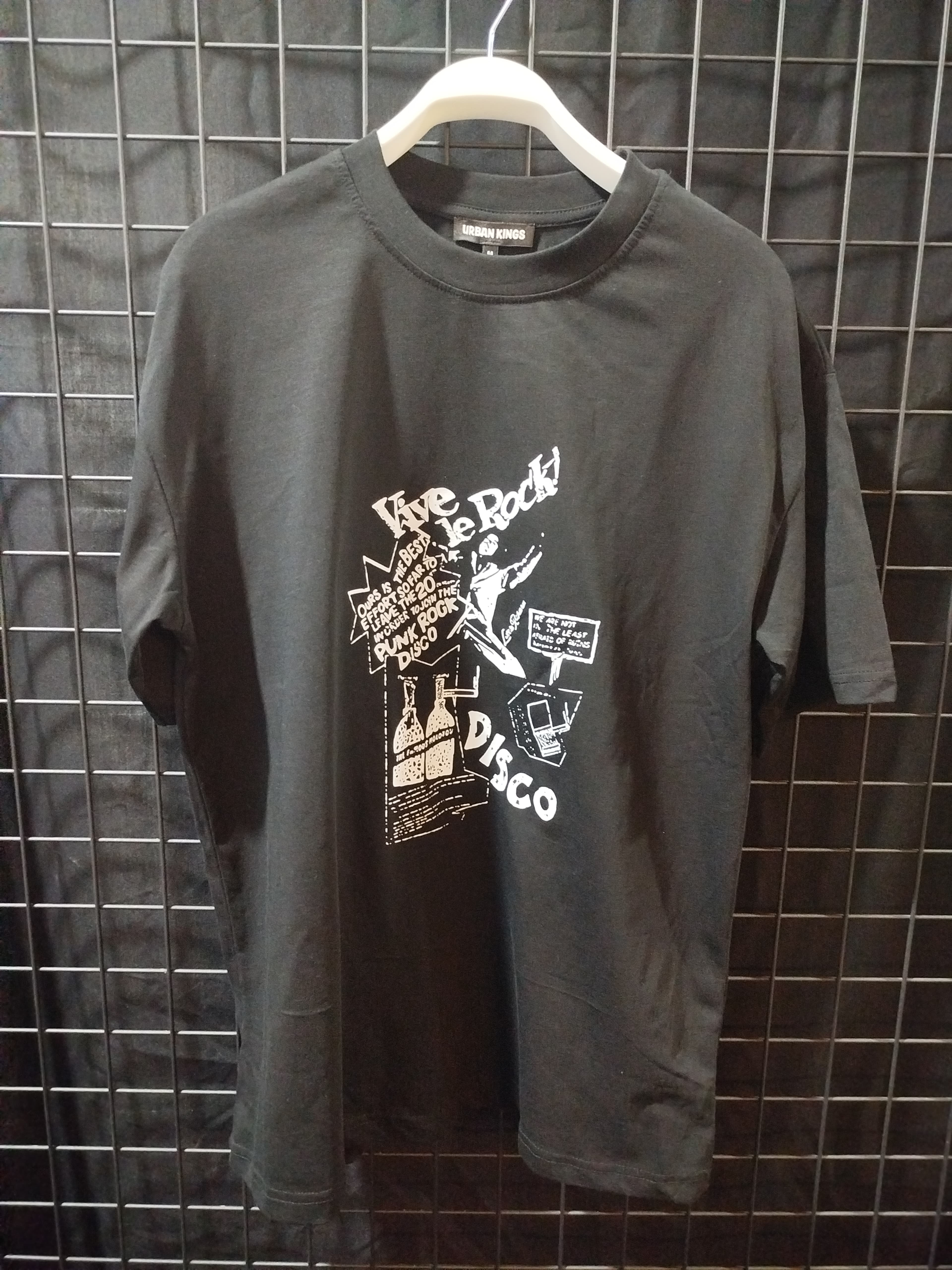 Vive le rock - Kısa kollu oversize t-shirt