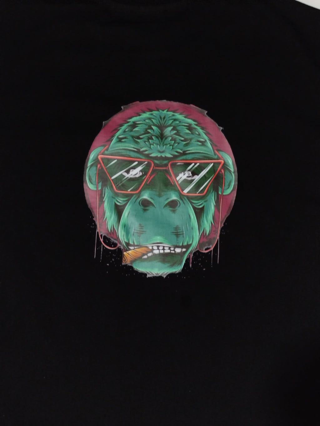 Smoking monkey - Kısa kollu oversize t-shirt