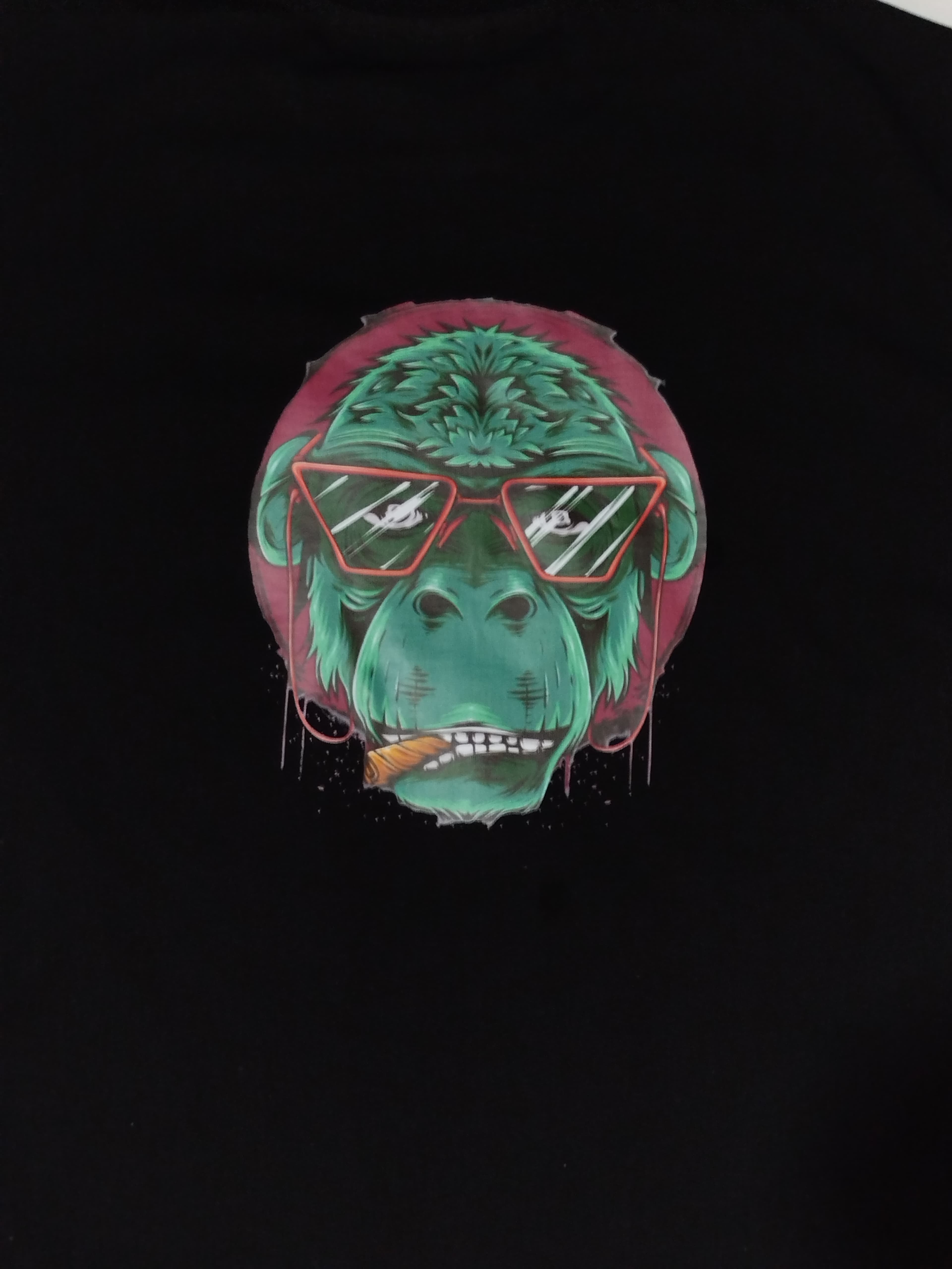 Smoking monkey - Kısa kollu oversize t-shirt