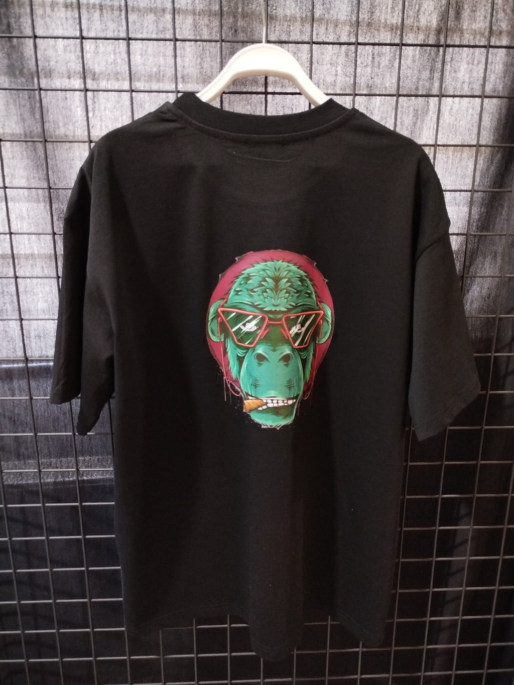 Smoking monkey - Kısa kollu oversize t-shirt