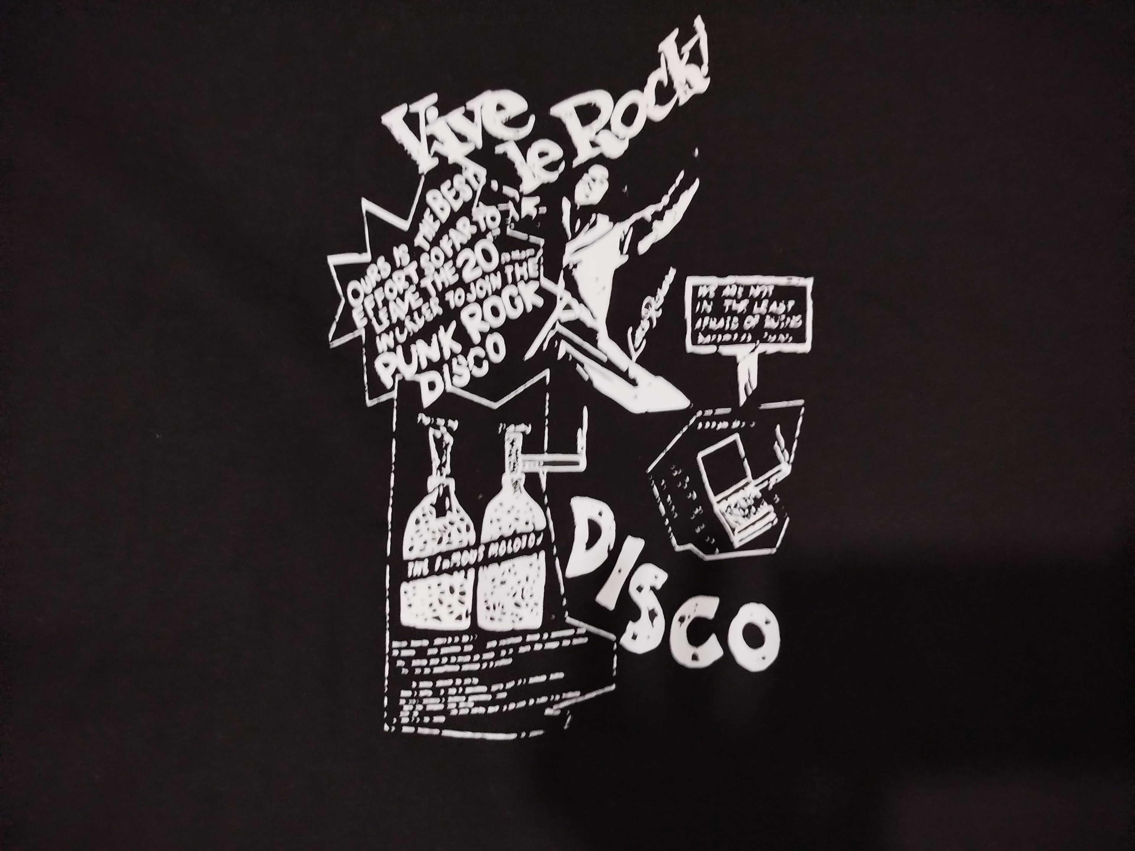 Vive le rock - Kısa kollu oversize t-shirt