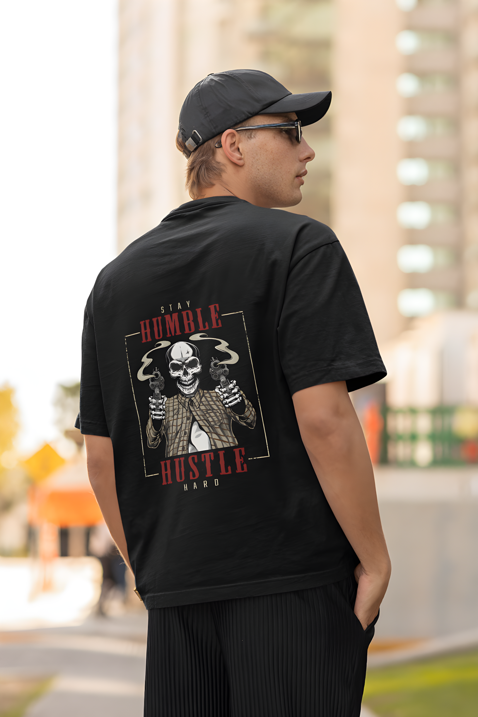 Stay humble - Kısa kollu oversize t-shirt
