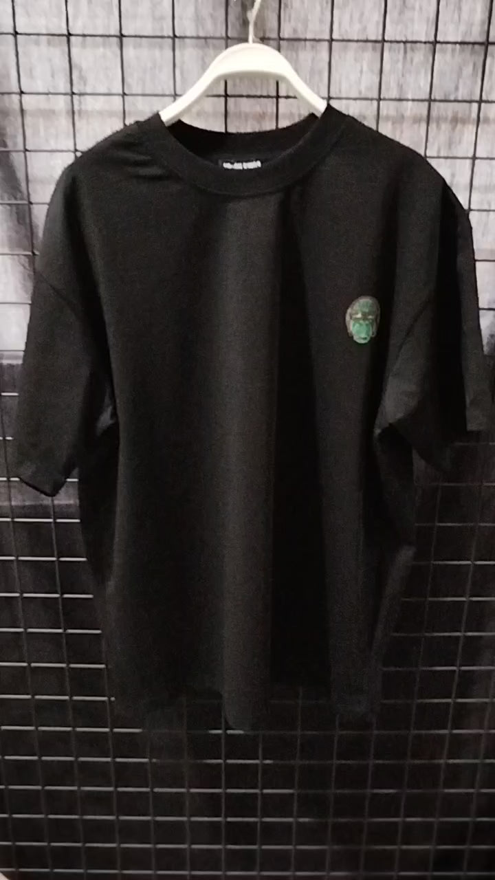 Smoking monkey - Kısa kollu oversize t-shirt